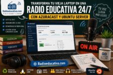 Servidor de Radio con vieja laptop